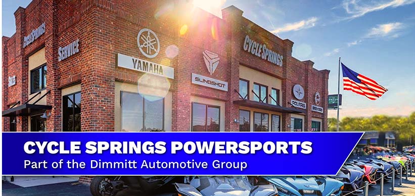 Cycle Springs Powersports Building Exterior | Part of the Dimmitt Automotive Group