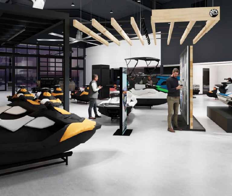 Interior BRP area